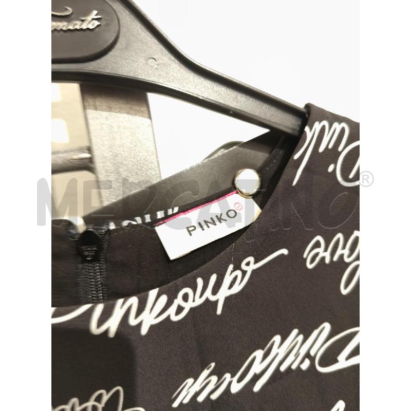VESTITO BAMBINA PINKO NERO SCRITTE BIANCHE CORSIVO | Mercatino dell'Usato Campobasso 5