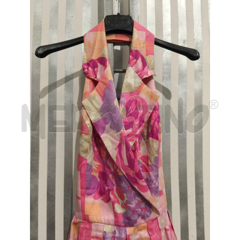 VESTITO DONNA 1981 ROSA FIORI | Mercatino dell'Usato Campobasso 2