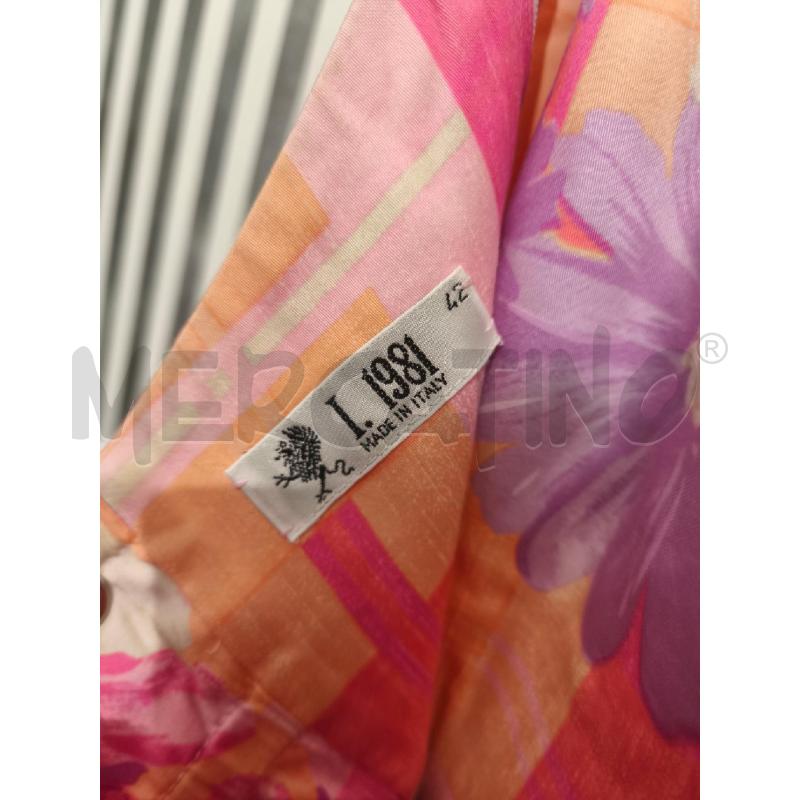 VESTITO DONNA 1981 ROSA FIORI | Mercatino dell'Usato Campobasso 5