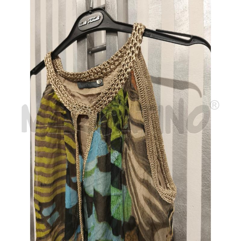 VESTITO DONNA ALBERTA FERRETTI BEIGE FANTASIA | Mercatino dell'Usato Campobasso 4