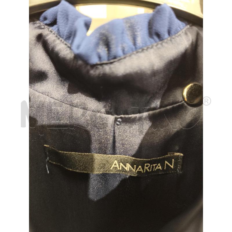 VESTITO DONNA ANNARITA N BLU MARINO E BLU PLISSEE | Mercatino dell'Usato Campobasso 2