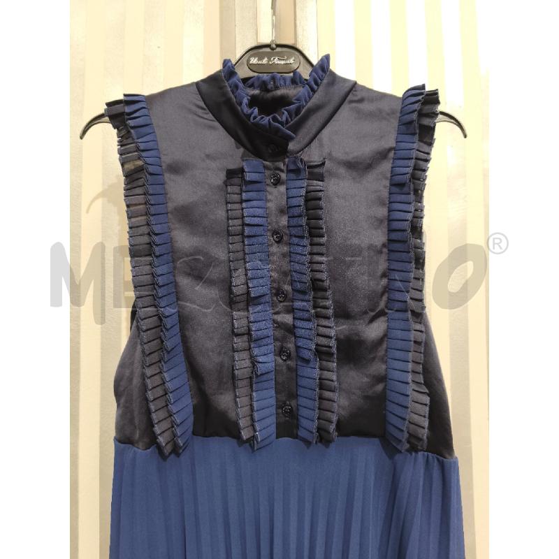 VESTITO DONNA ANNARITA N BLU MARINO E BLU PLISSEE | Mercatino dell'Usato Campobasso 3