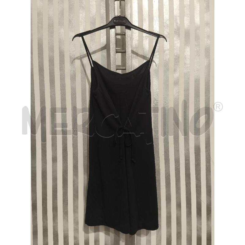 VESTITO DONNA ANNARITA N NERO BRETELLINE | Mercatino dell'Usato Campobasso 1