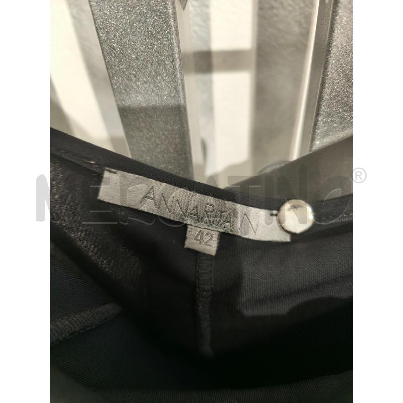 VESTITO DONNA ANNARITA N NERO BRETELLINE | Mercatino dell'Usato Campobasso 3
