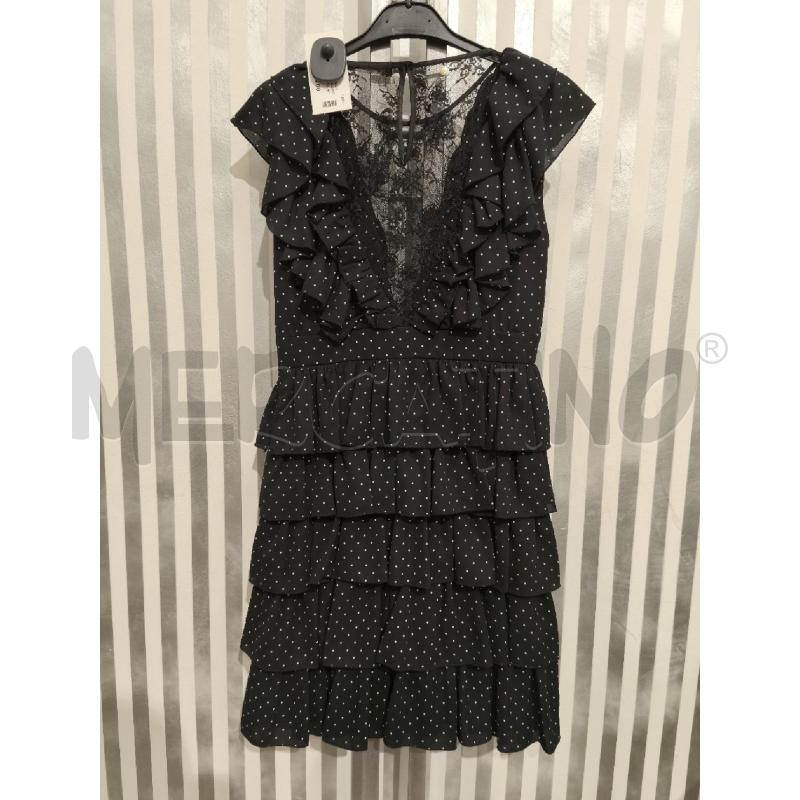 VESTITO DONNA ANNARITA N NERO POIS BIANCHI BALZE | Mercatino dell'Usato Campobasso 5