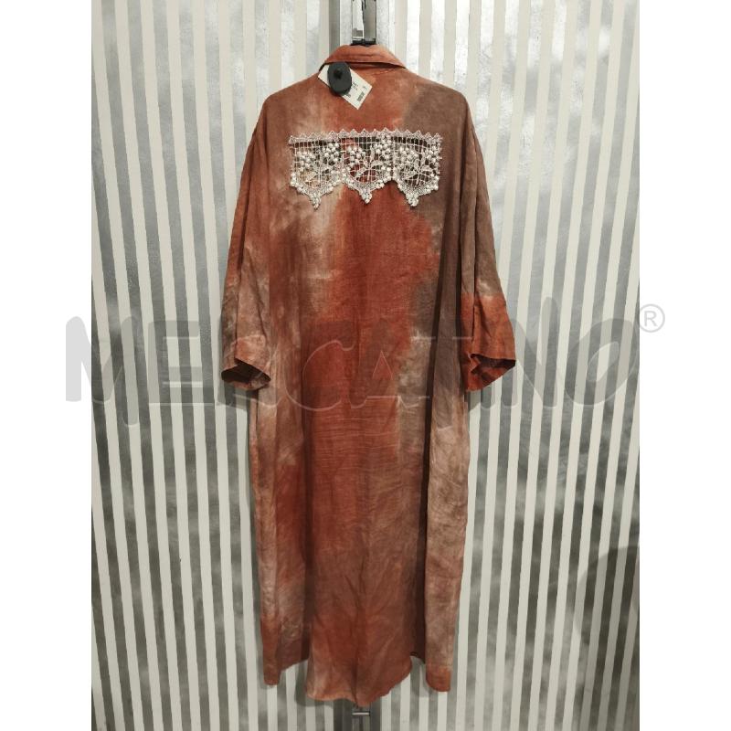 VESTITO DONNA ANTICA SARTORIA CHEMISIER SFUM BEIGE | Mercatino dell'Usato Campobasso 5