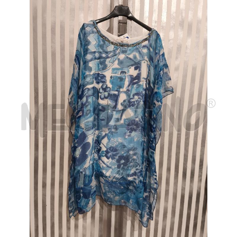 VESTITO DONNA ANTICA SARTORIA PAILETTES BLU | Mercatino dell'Usato Campobasso 1