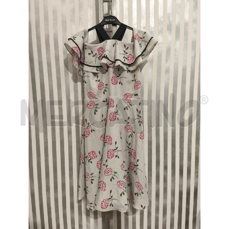 VESTITO DONNA ARMANI EXCHANGE GRIGIO CHIARO RICCIOLINI FUXIA | Mercatino dell'Usato Campobasso 1
