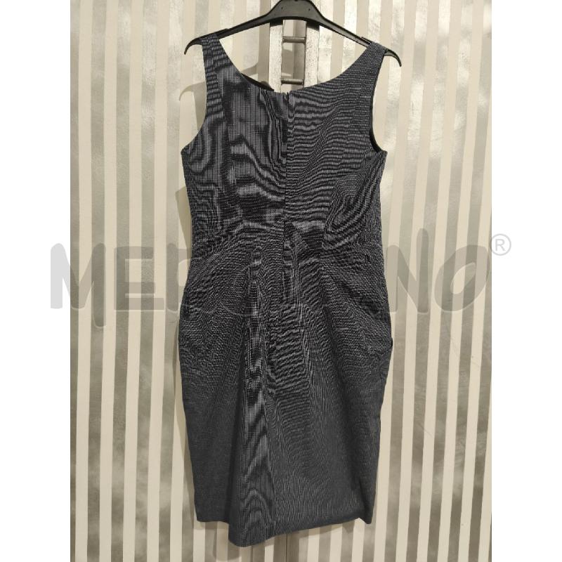 VESTITO DONNA ARMANI JEANS BLU RETICOLO BIANCO | Mercatino dell'Usato Campobasso 4