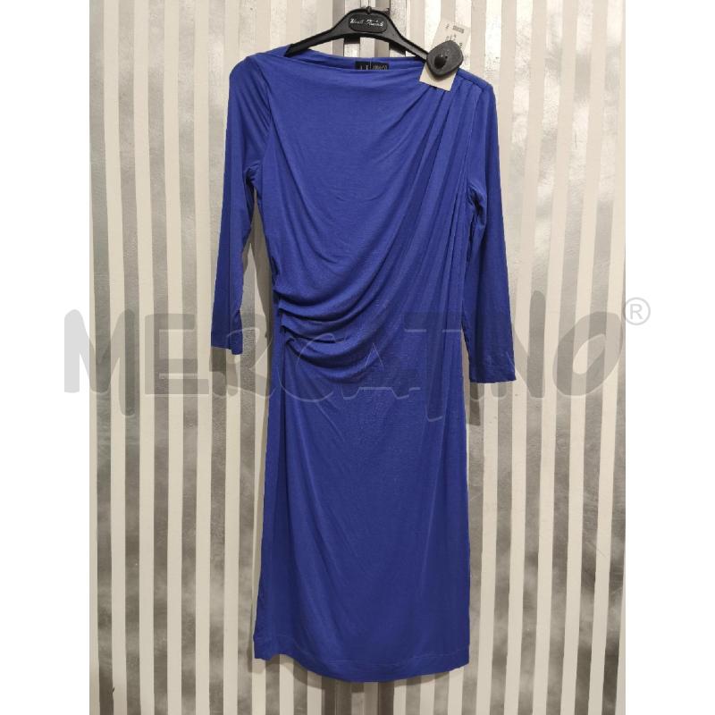 VESTITO DONNA ARMANI JEANS VIOLA SCOLLO MORBIDO | Mercatino dell'Usato Campobasso 1
