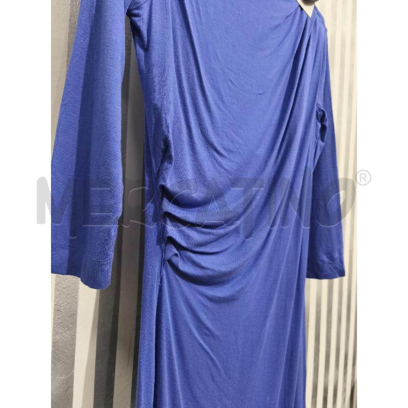 VESTITO DONNA ARMANI JEANS VIOLA SCOLLO MORBIDO | Mercatino dell'Usato Campobasso 3