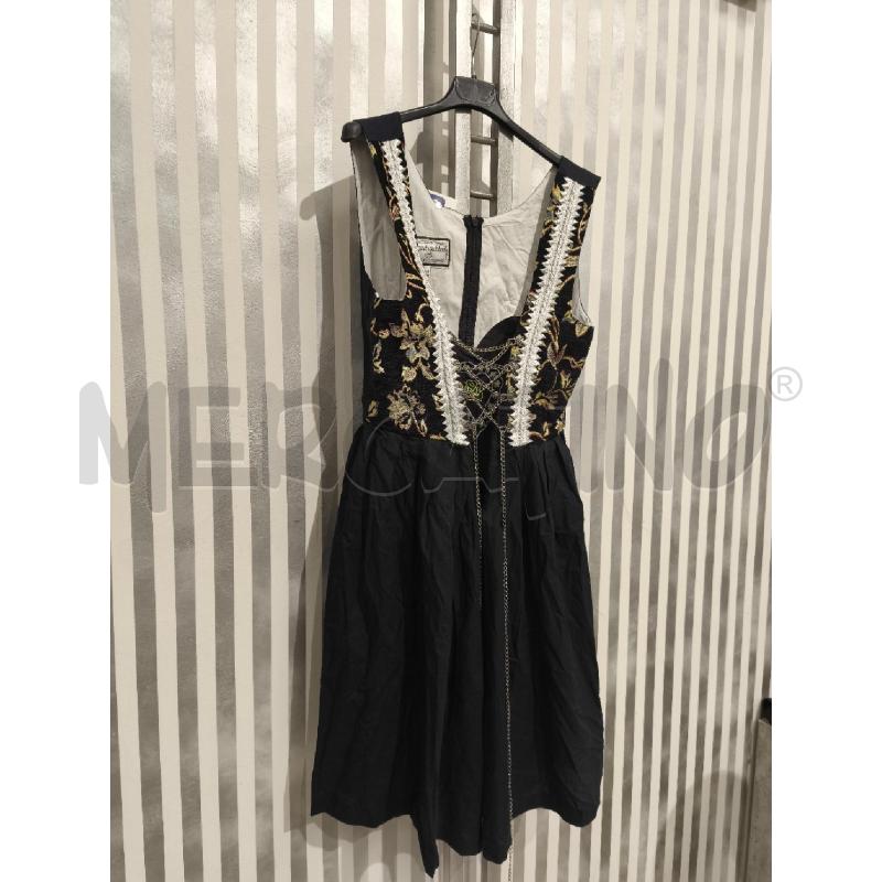 VESTITO DONNA ASCARTRACHTEN NERO FIORI GIALLI CATENE | Mercatino dell'Usato Campobasso 3