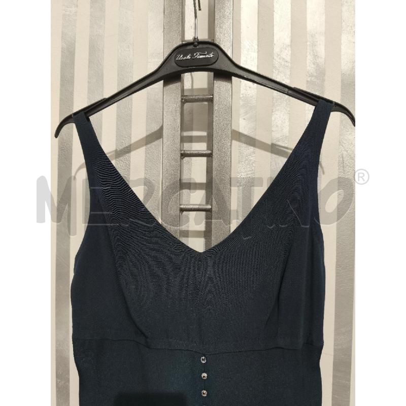 VESTITO DONNA ATELIER RENZO DI TORO BLU PIZZO E STRASS | Mercatino dell'Usato Campobasso 2