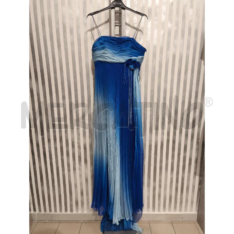 VESTITO DONNA ATELIER RENZO DI TORO SFUM BLU | Mercatino dell'Usato Campobasso 1