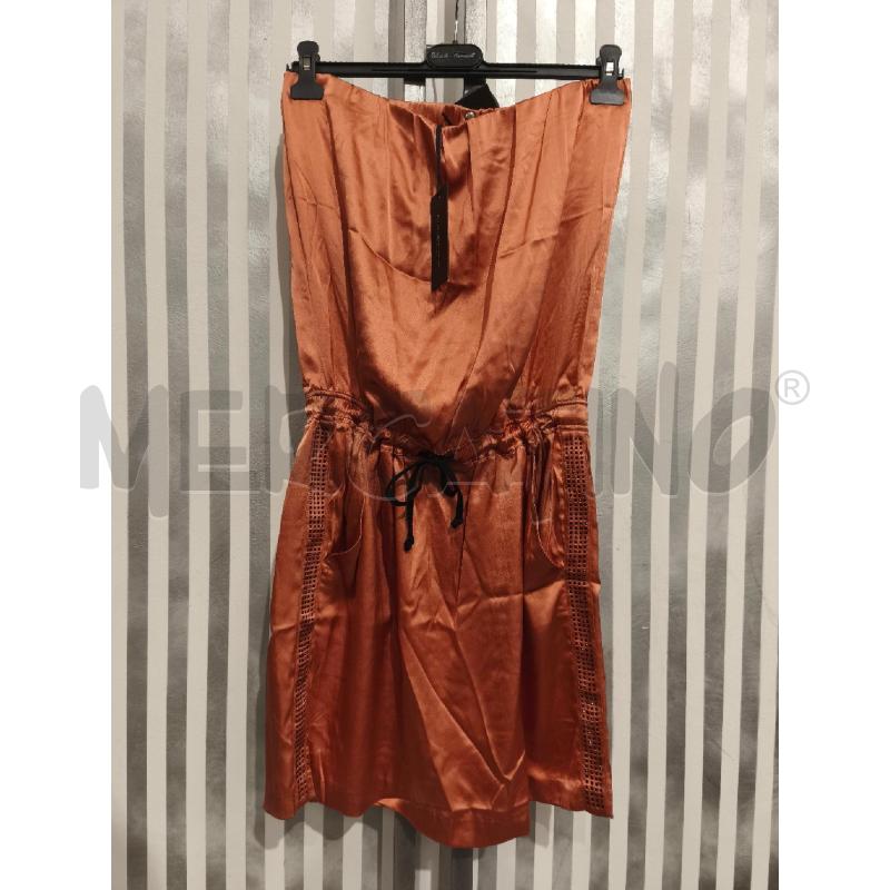 VESTITO DONNA ATOS LOMBARDINI NUOVO ARANCIO TIP SATINATO | Mercatino dell'Usato Campobasso 1