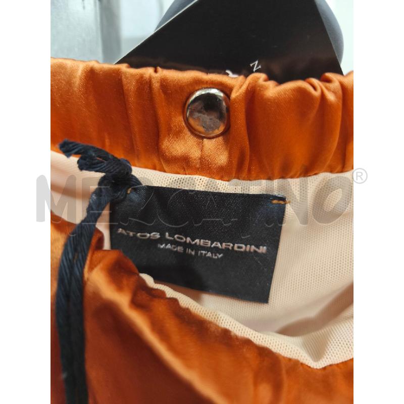 VESTITO DONNA ATOS LOMBARDINI NUOVO ARANCIO TIP SATINATO | Mercatino dell'Usato Campobasso 2