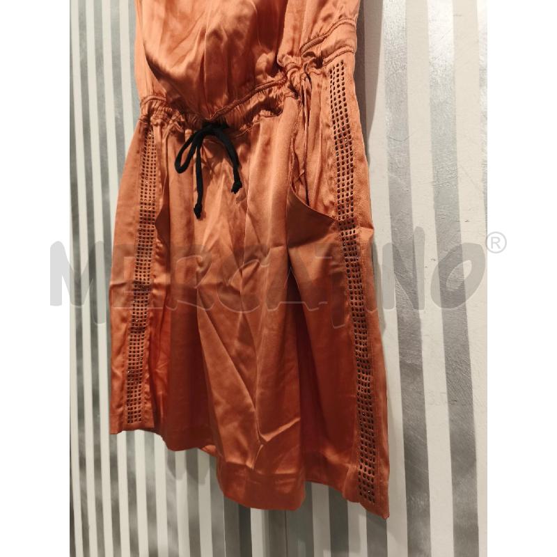 VESTITO DONNA ATOS LOMBARDINI NUOVO ARANCIO TIP SATINATO | Mercatino dell'Usato Campobasso 3