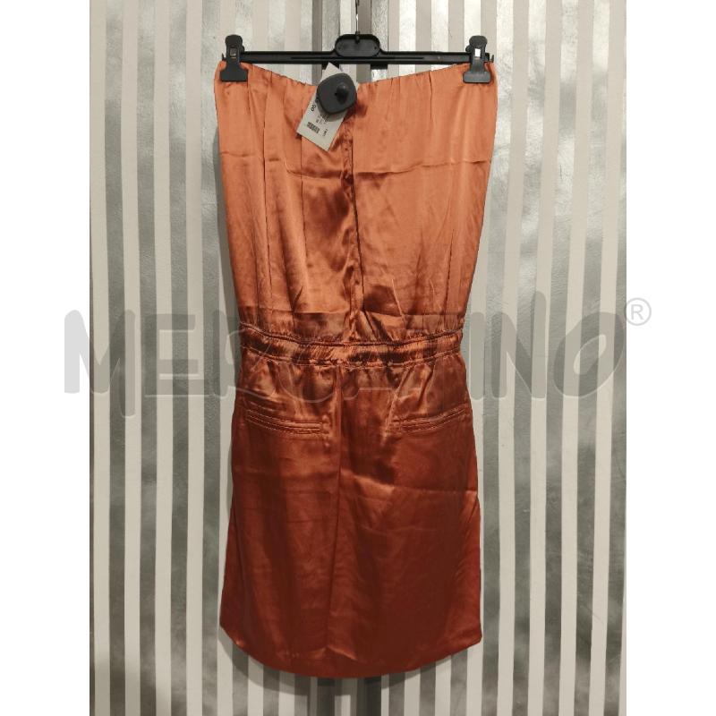 VESTITO DONNA ATOS LOMBARDINI NUOVO ARANCIO TIP SATINATO | Mercatino dell'Usato Campobasso 5