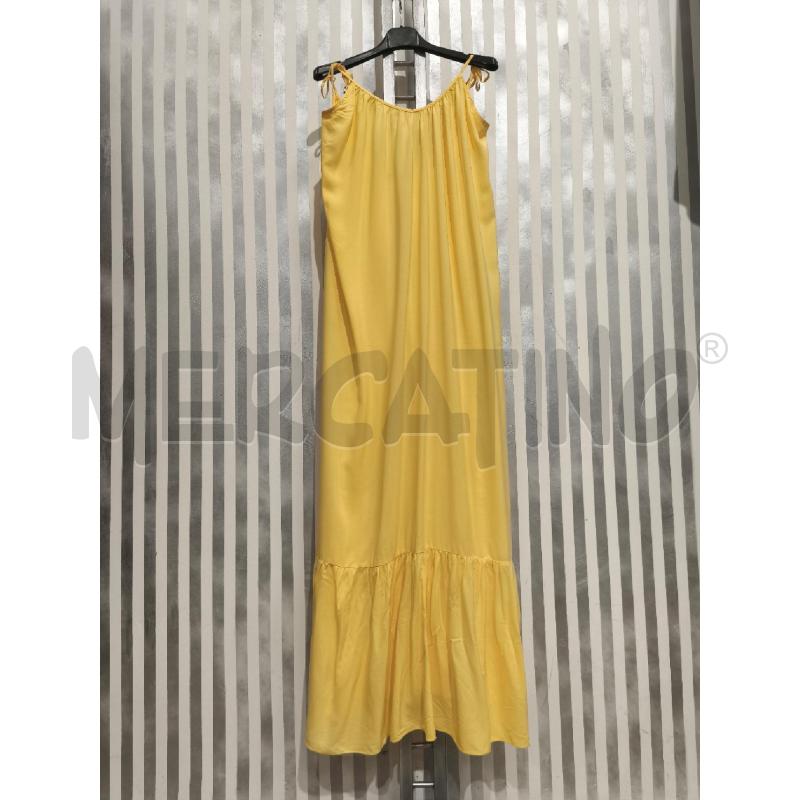 VESTITO DONNA BARBARA ALVISI GIALLO LACCIO | Mercatino dell'Usato Campobasso 1