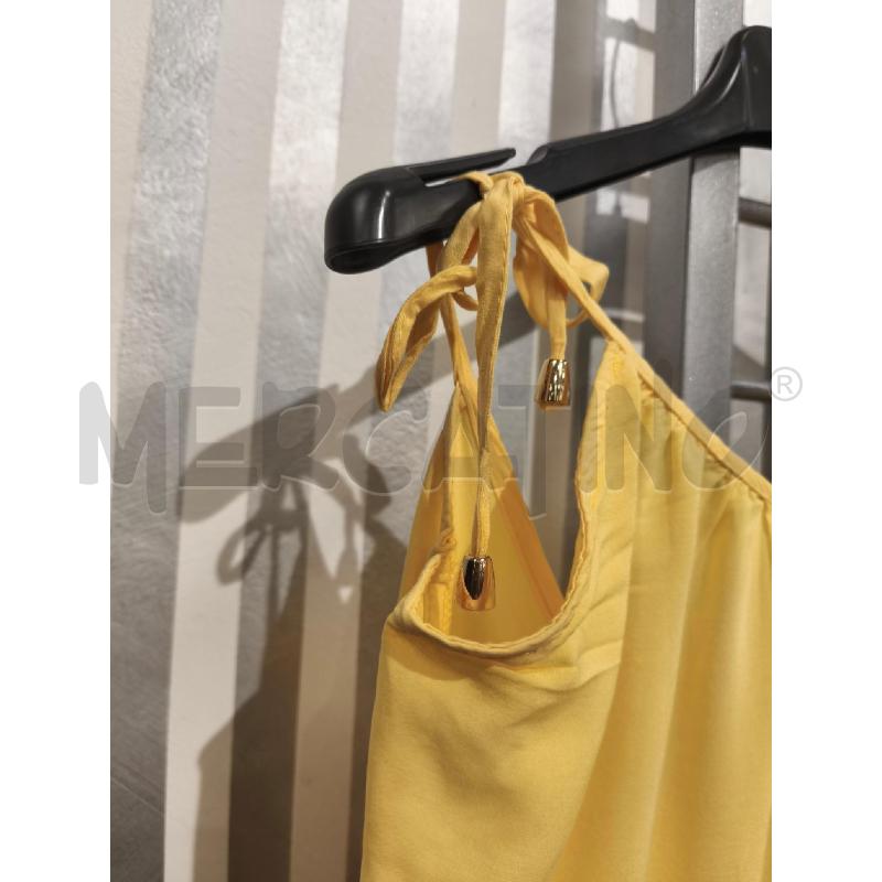 VESTITO DONNA BARBARA ALVISI GIALLO LACCIO | Mercatino dell'Usato Campobasso 2