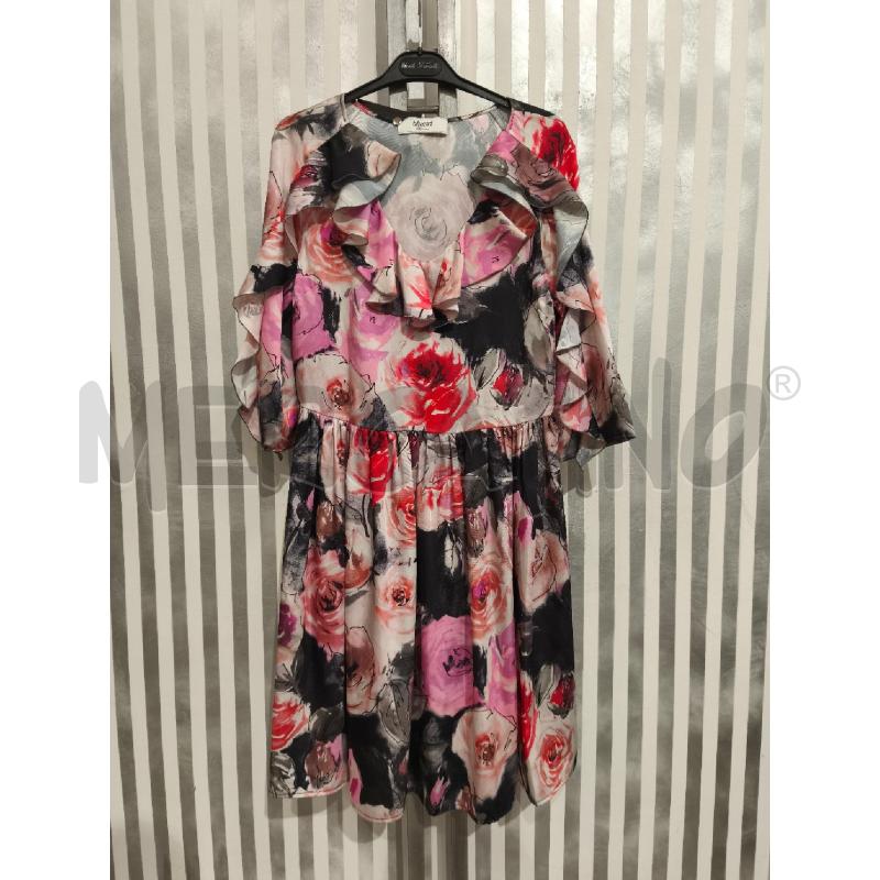 VESTITO DONNA BLUGIRL BLUMARINE FIORI DISEGNATI | Mercatino dell'Usato Campobasso 1