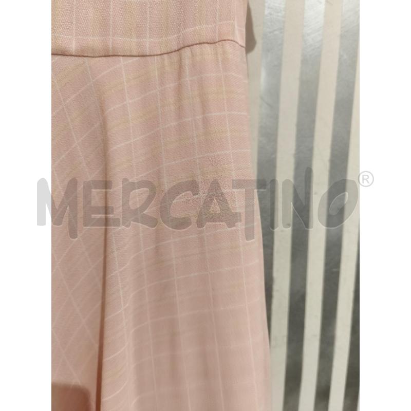 VESTITO DONNA CALVIN KLEIN ALBICOCCA RETICOLO BIANCO | Mercatino dell'Usato Campobasso 3