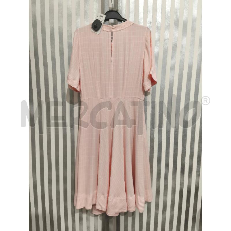 VESTITO DONNA CALVIN KLEIN ALBICOCCA RETICOLO BIANCO | Mercatino dell'Usato Campobasso 4