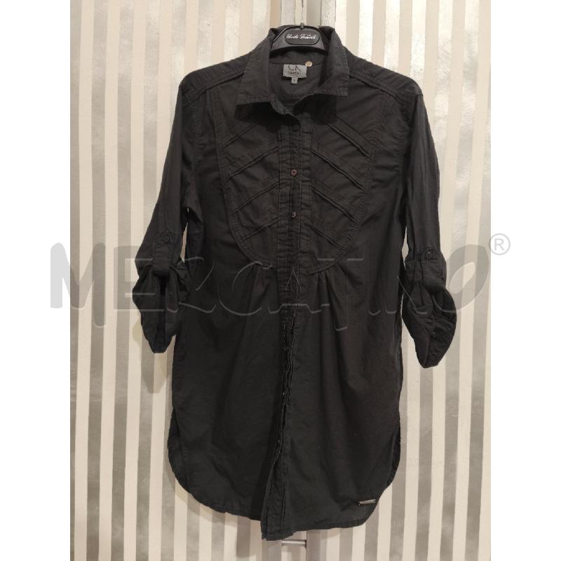 VESTITO DONNA CALVIN KLEIN CHEMISIER NERO | Mercatino dell'Usato Campobasso 1