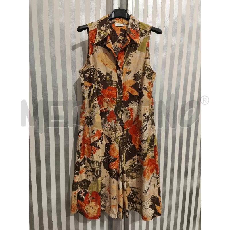 VESTITO DONNA CARACTERE BEIGE ARANCIO MARRONE OLIVA | Mercatino dell'Usato Campobasso 1