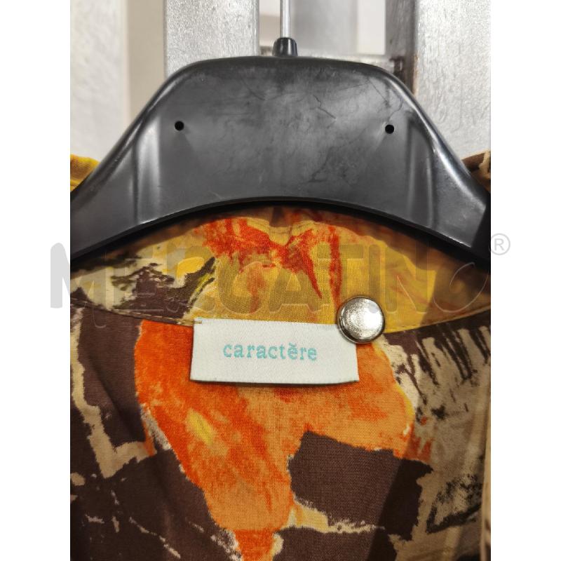 VESTITO DONNA CARACTERE BEIGE ARANCIO MARRONE OLIVA | Mercatino dell'Usato Campobasso 2