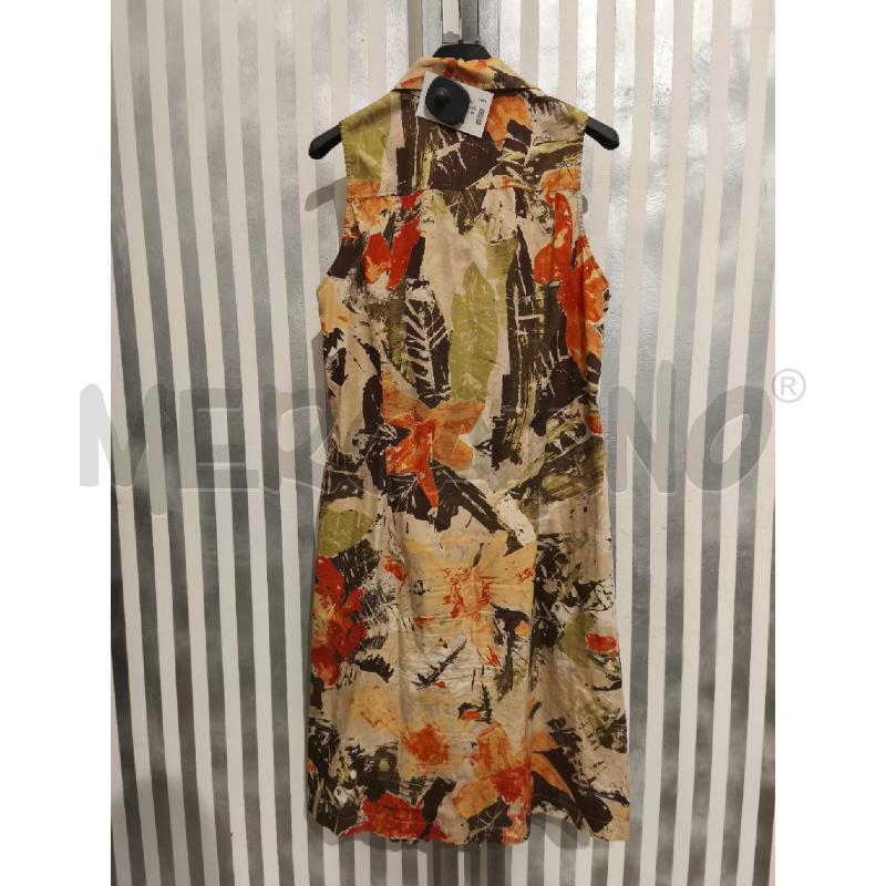 VESTITO DONNA CARACTERE BEIGE ARANCIO MARRONE OLIVA | Mercatino dell'Usato Campobasso 5