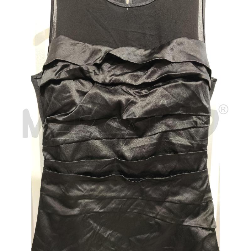 VESTITO DONNA CARACTERE NERO CORPETTO SATINATO GIROMANICA | Mercatino dell'Usato Campobasso 3