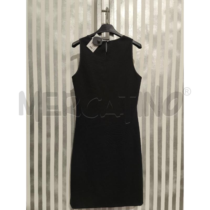 VESTITO DONNA CARACTERE NERO CORPETTO SATINATO GIROMANICA | Mercatino dell'Usato Campobasso 4