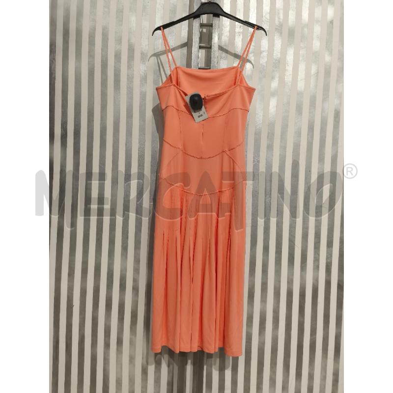 VESTITO DONNA CLIPS ARANCIONE SPALLINE | Mercatino dell'Usato Campobasso 4
