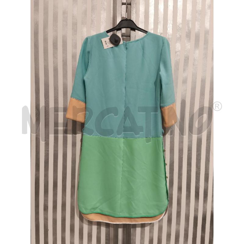 VESTITO DONNA CLSS ROBERTO CAVALLI CELESTE ALBICOCCA ACQUAMARINA | Mercatino dell'Usato Campobasso 5