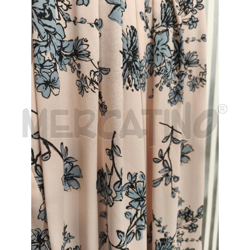 VESTITO DONNA CONBIPEL ROSA FIORI AZZURRI | Mercatino dell'Usato Campobasso 2
