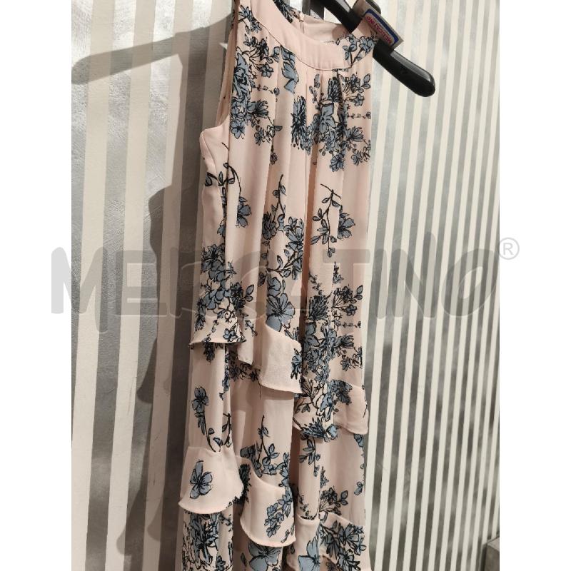 VESTITO DONNA CONBIPEL ROSA FIORI AZZURRI | Mercatino dell'Usato Campobasso 3