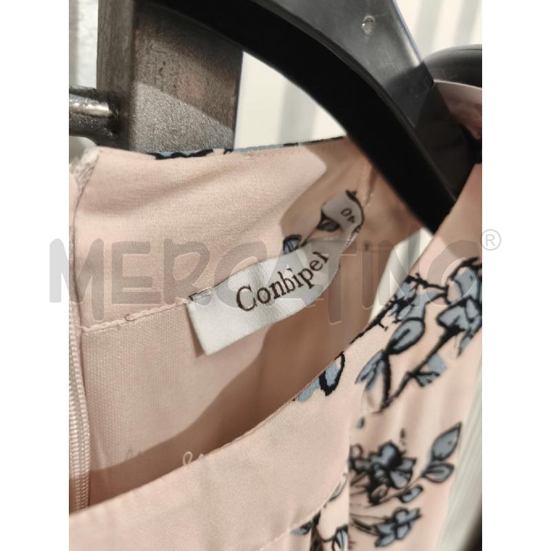 VESTITO DONNA CONBIPEL ROSA FIORI AZZURRI | Mercatino dell'Usato Campobasso 5