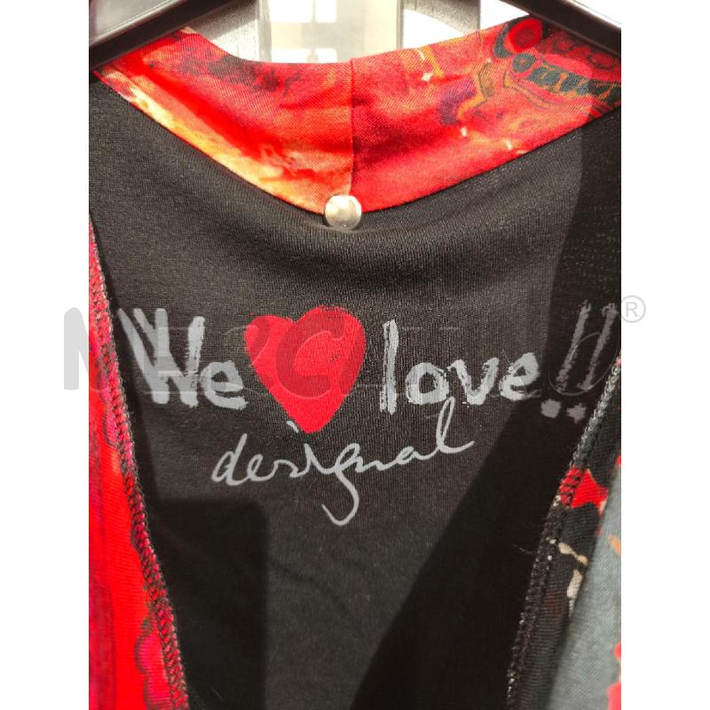 VESTITO DONNA DESIGUAL ROSSO NERO BIANCO | Mercatino dell'Usato Campobasso 2
