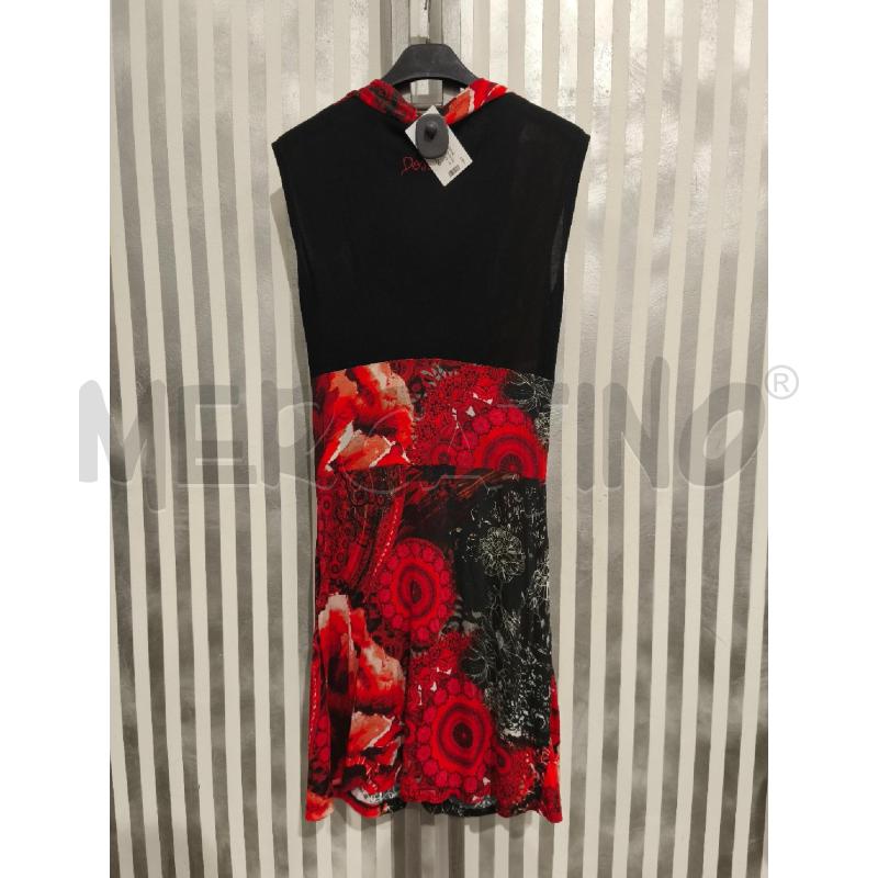 VESTITO DONNA DESIGUAL ROSSO NERO BIANCO | Mercatino dell'Usato Campobasso 5