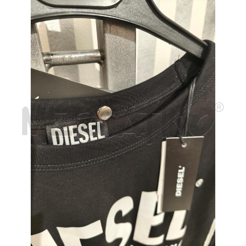 VESTITO DONNA DIESEL NUOVO NERO LOGO BIANCO | Mercatino dell'Usato Campobasso 2