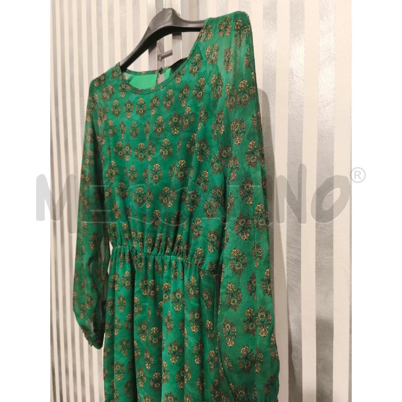 VESTITO DONNA DIXIE VERDE FIORI OCRA | Mercatino dell'Usato Campobasso 4