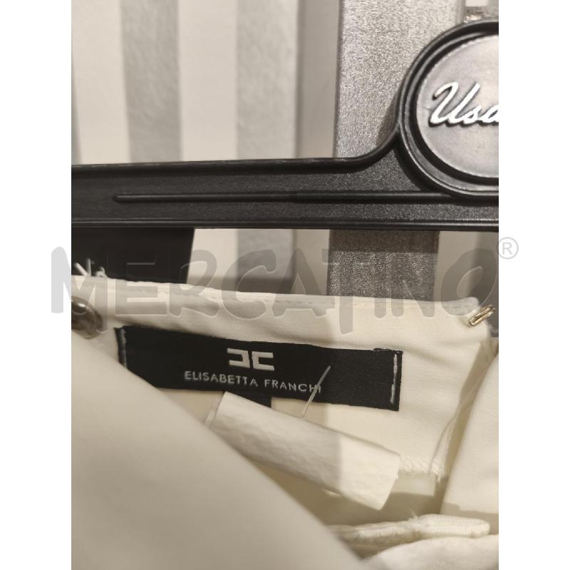VESTITO DONNA ELISABETTA FRANCHI BIANCO | Mercatino dell'Usato Campobasso 3