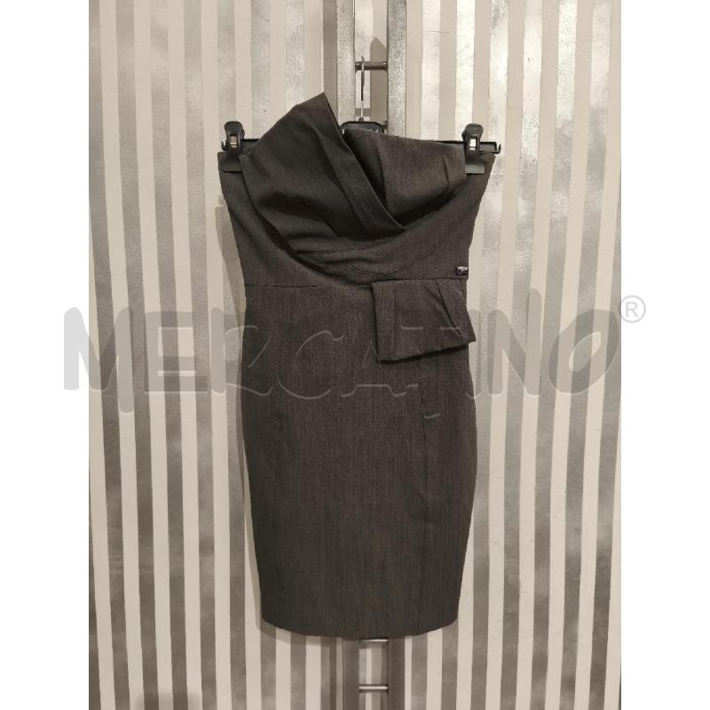 VESTITO DONNA ELISABETTA FRANCHI GRIGIO A FASCIA | Mercatino dell'Usato Campobasso 1