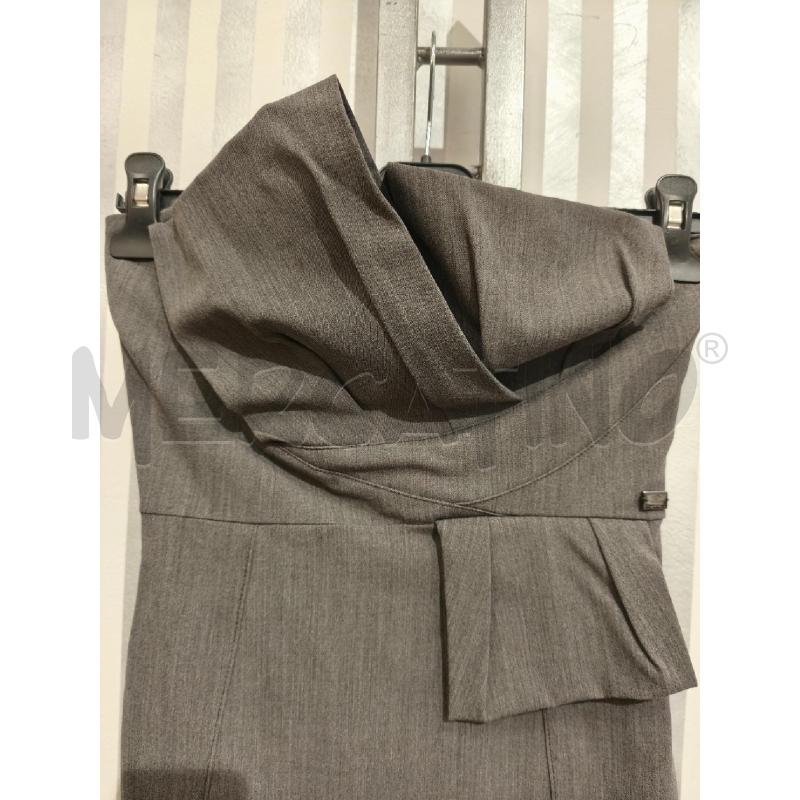VESTITO DONNA ELISABETTA FRANCHI GRIGIO A FASCIA | Mercatino dell'Usato Campobasso 2