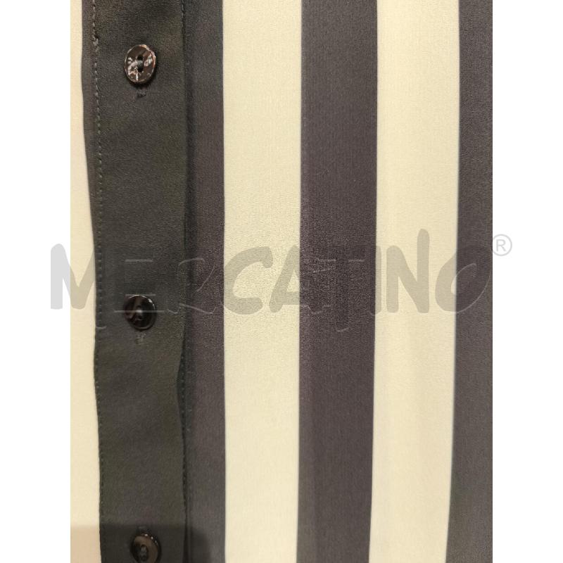 VESTITO DONNA GAI MATTIOLO RIGHE PANNA E NERE BOTTONI | Mercatino dell'Usato Campobasso 3
