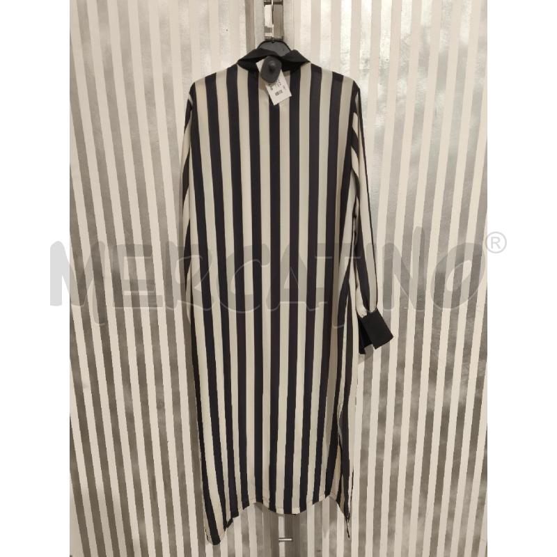 VESTITO DONNA GAI MATTIOLO RIGHE PANNA E NERE BOTTONI | Mercatino dell'Usato Campobasso 5