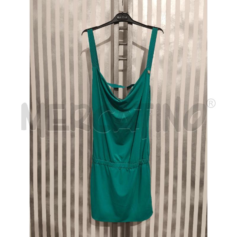 VESTITO DONNA GAUDÌ VERDE MARE LACCIO | Mercatino dell'Usato Campobasso 1