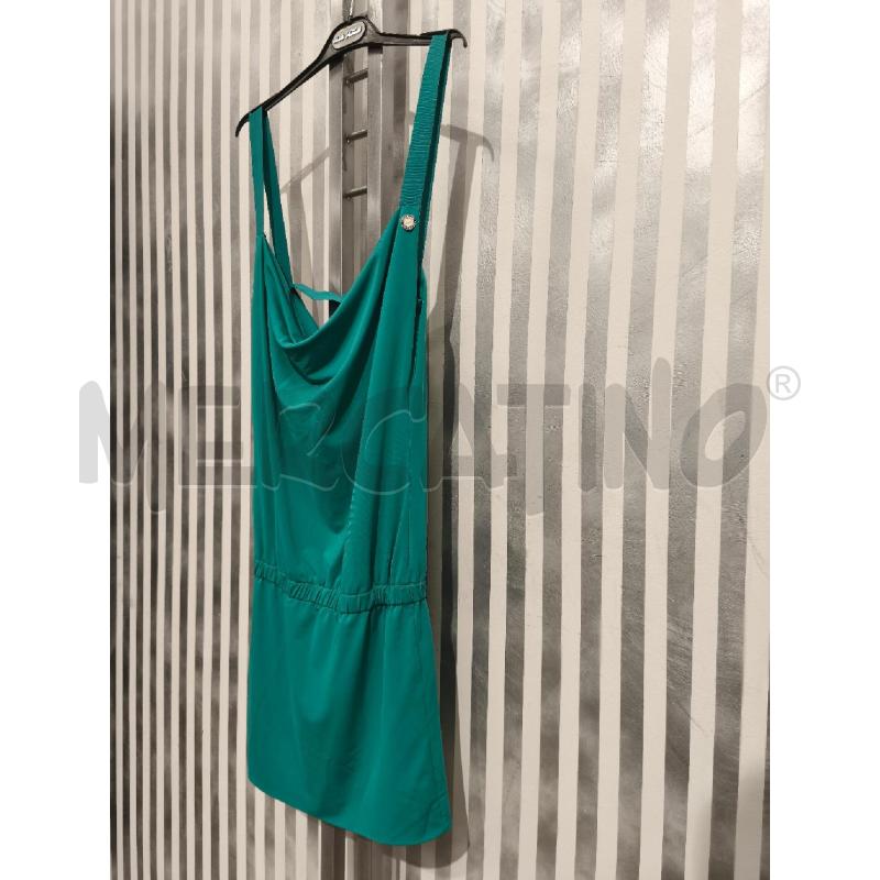 VESTITO DONNA GAUDÌ VERDE MARE LACCIO | Mercatino dell'Usato Campobasso 4