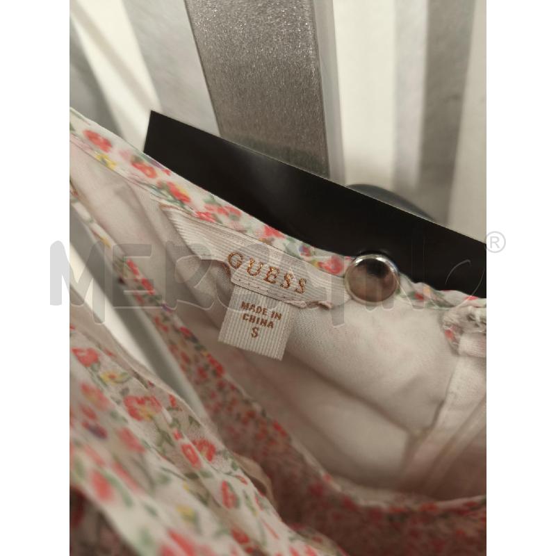 VESTITO DONNA GUESS BIANCO FIORELLINI CORALLO | Mercatino dell'Usato Campobasso 3